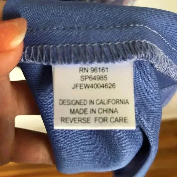 Bebop Purple Patterned Chiffon Dress Women's Size M - Picture 7 of 8